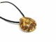 Murano Glass Necklaces - Murano Glass Necklaces, round curved shape - COLV0228  - Brown