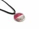 Murano Glass Necklaces - Murano Necklace with round bicolored pendant - COLV401 - Amethyst