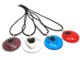 Murano Glass Necklaces - Murano Glass Necklaces with transparent glass - COLV0405 - Assorted Colours