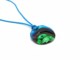 Murano Glass Necklaces - Murano Glass Necklace in curved round shape - COLV0403 - Green