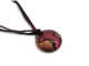 Murano Glass Necklaces - Murano Necklace fantasy colours in round shape - COLV0503  - Amethyst