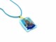 Murano Glass Necklaces - Murano Necklace jewelry - COLV0321 - 35x20 mm - Azure